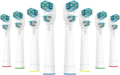 SWSMSZ �f���A���N���[�������p���u���V�w�b�h Oralb �d�����u���V�A�_�u���w�b�h�A�\�t�g�u���X�g�� 8�� �D�ꂽ�N���[�j���O�ƃz���C�g�j���O������