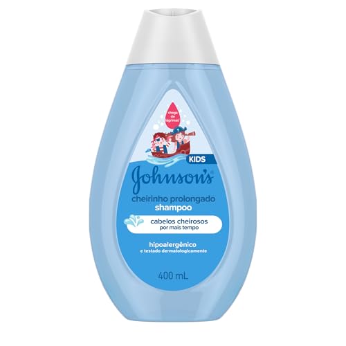 Johnson's Baby Shampoo Infantil Cheiro Prolongado, 400ml