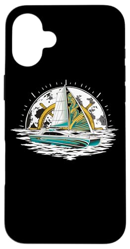 �Z�[�����O���b�g�A�Z�[�����O�Z�C���{�[�g�A�J�^�}�����{�[�g, Catamaran-boat �X�}�z�P�[�X iPhone 16 Plus �p