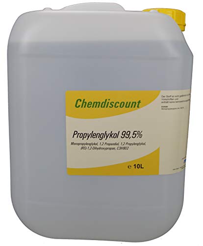 Preisvergleich Produktbild 10Liter Propylenglykol mind. 99,5%, techn. Qualität, versandkostenfrei!