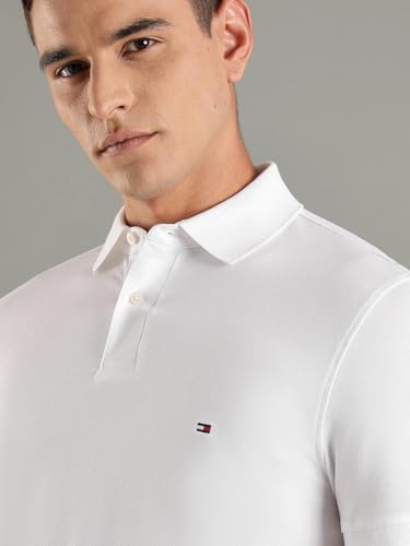Image of Solid Regular fit Cotton Polo t-Shirt