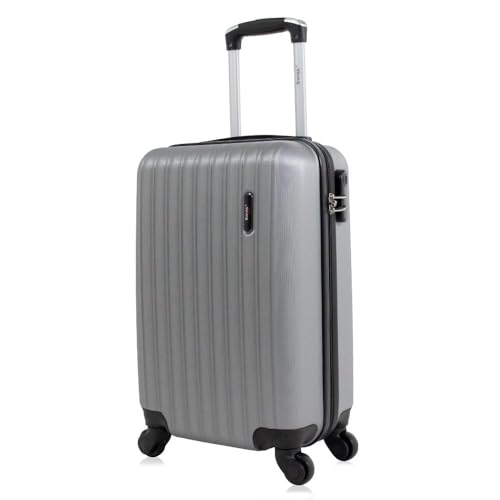 Mala de viagem bordo pequena 10kg Londres Swiss Move Prata