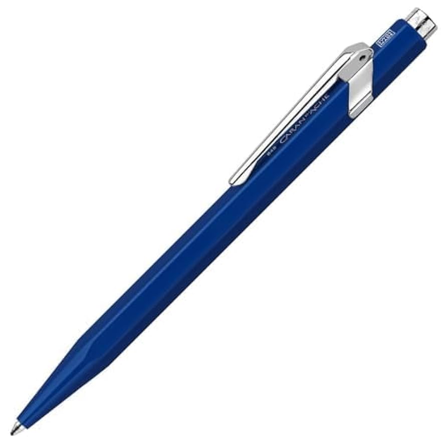 Amazon.com : Caran D'ache Ballpoint Pen Metal Blue (849.150