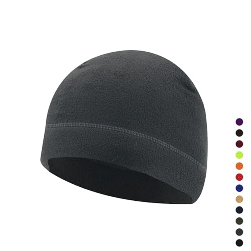 Winter Warm Wintermütze für Damen und Herren, Unisex Solid Outdoor Sport Radfahren Mütze Fleece Ski Beanie Skull Cap (DE/NL/SE/PL, Alphanumerisch, Einheitsgröße, M, Orange)