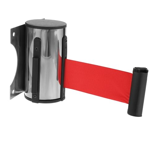 CHILDWEET Telescopic Isolation Belt Bank Queue Barrier Crowd Controlling Equipment Indoor Barrier Belt Hotel Barrier Belt Useful Control Barrier Telescopic Isolation Barrier Plastic