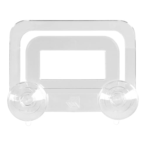 Windschutzscheibe Parkausweis Halterung, 2 Stück, in Transparent, Halter mit Saugnäpfen, Parkausweishalter Scheibe, Autoscheibe Parkscheinhalter, Kartenhalter Parkticket, Auto Saugnapf Clip Ticket