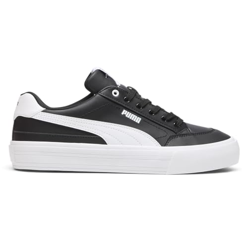 PUMA Mens Court Classic Vulc Formstrip Sl Lace Up Sneakers Shoes Casual - Black - Size 10.5 M