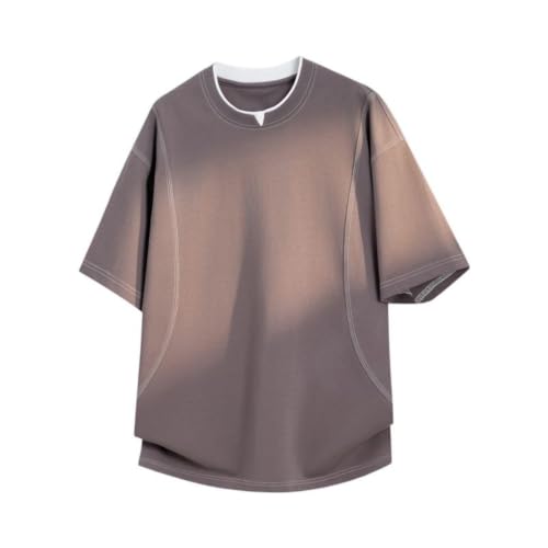 T-shirt col rond homme coupe ample idéal pour le voyage et le streetwear