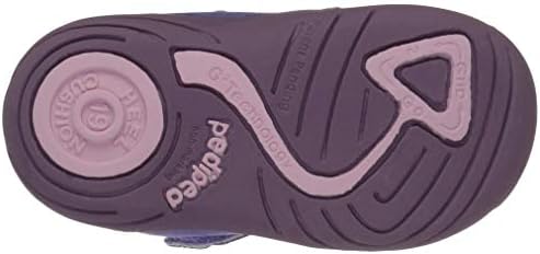 pediped Baby-Girl's Rosa Ankle Boot, Lavender Shimmer, 19 Child EU Toddler (4-4.5 US) | Image 3