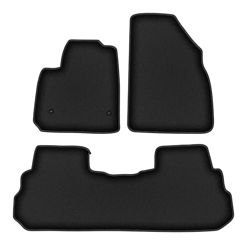 Tapis de sol en caoutchouc pour Cadillac XT5 2015 noir