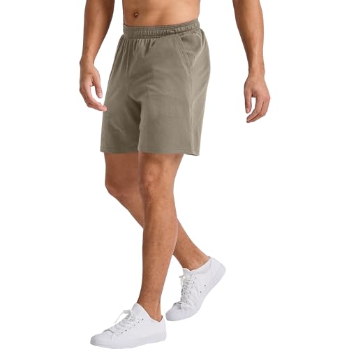 Image of Hanes Men's Shorts, Essentials Short with Pockets, Gym Shorts for Men, Men's Athletic Shorts, 7.5 inch