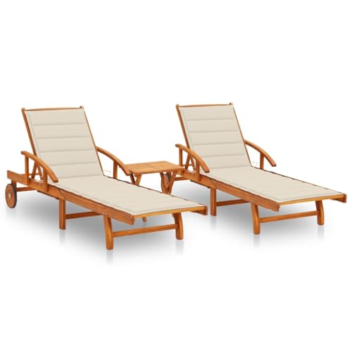 Tumbonas Piscina Madera Marca vidaXL