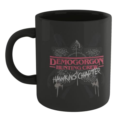 Zavvi Official Stranger Things Demogorgon Hunting Crew Mug Black