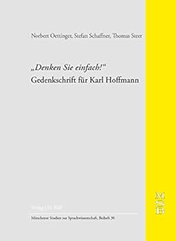 Hardcover Denken Sie Einfach!: Gedenkschrift Fur Karl Hoffmann [German] Book