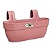 Price comparison product image elho Vibia Campana Easy Hanger L 46 - Planter for Balcony & Outdoor - Ø 46.0 x H 26.5 cm - Pink/Dusty Pink