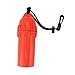Menolana Scuba Diving Dry Box Container Case Multifunctional Waterproof Cylindrical Dry Box with Clip for Snorkeling Camping Kayaking, Orange