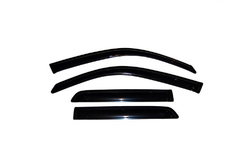 Auto Ventshade AVS 94924 Original Ventvisor Side Window Deflector Dark Smoke, 4-Piece Set for 2003-2009 Toyota 4Runner, Outside Mount, 1 Count