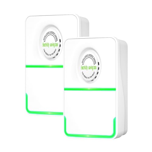 KSGSFSA Dispositivo de Ahorro de Energía Inteligente Esaver Watt Electrodomésticos de Ahorro de Energía for el Hogar Adecuados for el Mercado de Oficinas(2pcs)