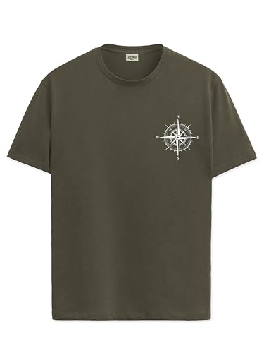Image of ADRO Unisex 100% Cotton Regular Tshirt | Printed | Graphic Printed | Chest Printed