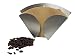 Produktbild Gravidus Kaffeefilterhalter Edelstahl Filtertütenhalter Filtertütenbehälter Kaffee Filter Größe 4 - Serviettengestell Serviettenhalter - Zum Aufhängen an der Wand oder Stehend verwendbar