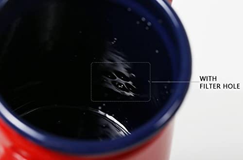 WSSSH 1.1L Esmalte Cafetera Mano Tetera Cocina de inducción Estufa de Gas Universal Rojo - Imagen 6