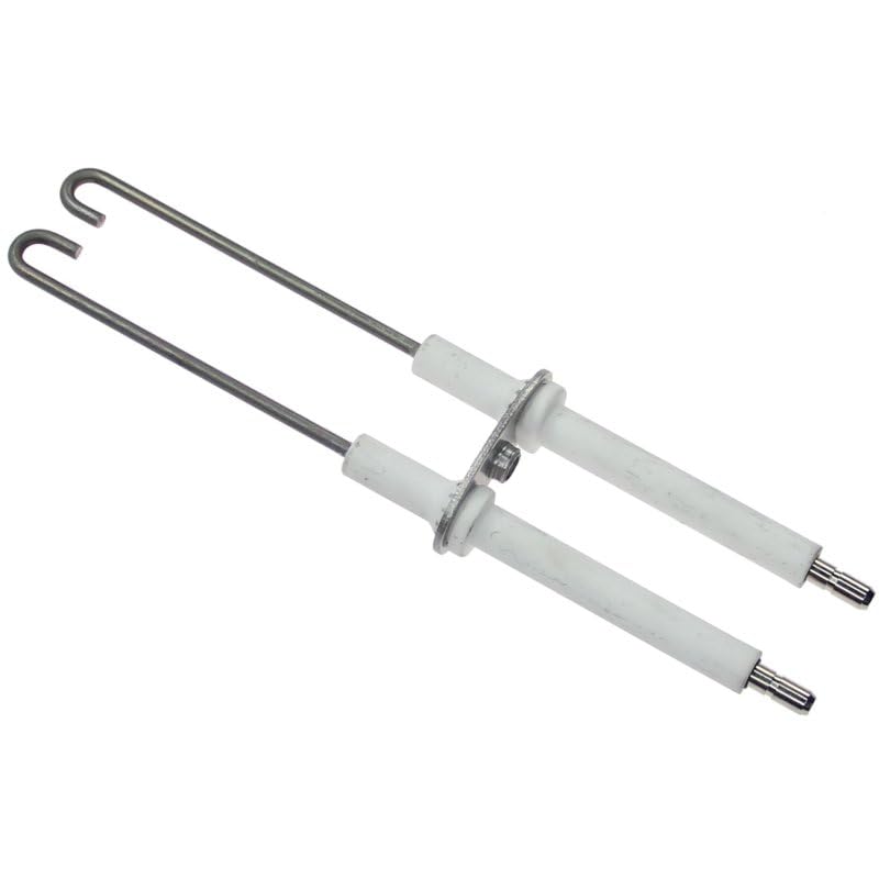 Von Paris Electrodo de encendido doble 1807 compatible con Buderus 63018297, 8718585046 para BE/BE-A 55-70 kW, tipo 4 L58.5