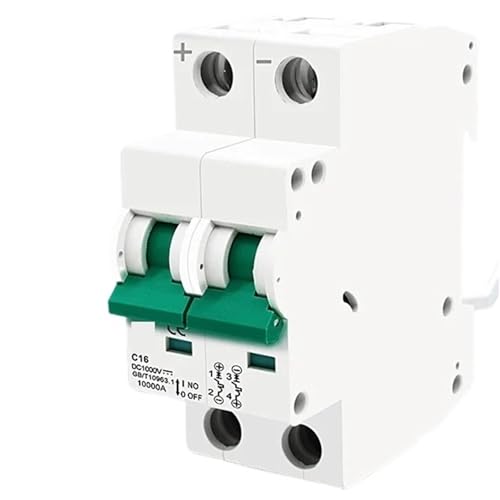 Disjoncteur solaire 2P DC 1000V interrupteur photovoltaïque 25A
