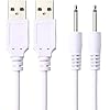 Paquete de 2 cables de carga de repuesto de cargador de masajeador de 0.098 pulgadas compatible con cables de carga USB compatibles con cables de carga USB para instrumentos de belleza