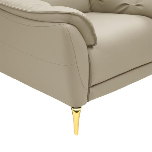 Image of Wakefit Tuvalu Large Sofa Without Motion - Single Seater - Beige