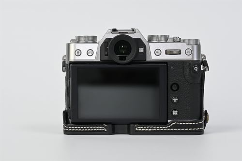 Funda mitad de piel para cámara Fujifilm X-T30 negra miniatura 2