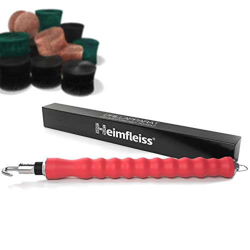 Heimfleiss® Drillgerät Driller Fil Driller avec retour – Pince universelle pour clôture, jardiniers et fleuristes – Fil de roulage pour fil de fleurs,...
