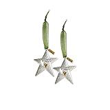 DEMDACO Sisters Silver Tone 4 x 2 Metal Holiday One to Keep and Share Ornaments Set