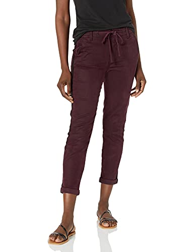 PAIGE Women's Christy Off Duty High Rise Tapered Pant W/Grosgrain Side Stripe