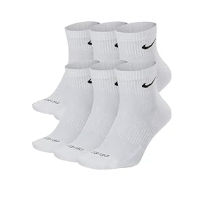 Nike Everyday Plus Dri-FIT – Calcetines acolchados para entrenamiento atlético, casual, paquete de 6