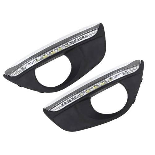 Caches feux de jour Hyundai Santa Fe 2010-2012 phares antibrouillard 12V