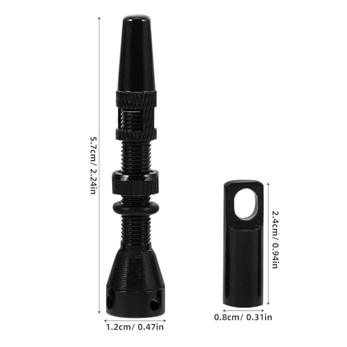 Tapas de válvula para bicicleta Beaupretty, 4 piezas miniatura 2