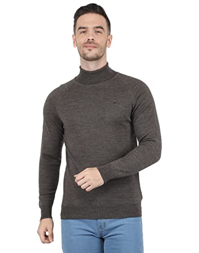 Image of Monte Carlo Men Wool High Neck Pullover Sweater
