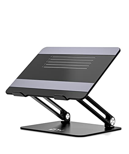 Laptop-Stand-EPN-Ergonomic-Portable-Laptop-Riser-Adjustable-Height-Laptop-Holder-with-Non-Slip-Silicone-Aluminium-Alloy-Compatible-for-MacBook-Lenovo-and-notebooks-up-to-17-Inch-Black