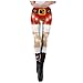 Produktbild YEBIRAL Weihnachten Damen Leggings Strumpfhose Push Up Stretch Skinny Leggins Hohe Taille Weihnachtsstil Christmas Druck Sporthose Yogahose