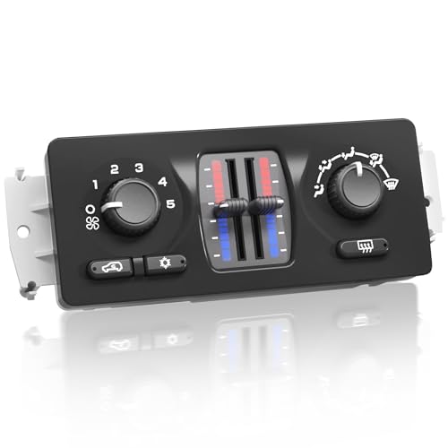 599-210XD Climate Control Module AC Heater Control Panel Fit for 2003-2007 Chevy GMC Cadillac Isuzu Saab Vehicle - Silverado Sierra 1500 2500 3500 Suburban Avalanche Tahoe Trailblazer Envoy Yukon 9-7X