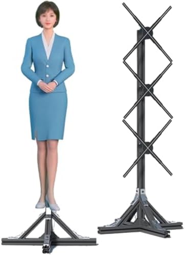3D Hologram Fan Projector, 50CM Vertical Advertising Machine for Business, Store Signs, Bar, Casino, Party - 1X3 Video Wall for 3D LED Hologram Display Animation