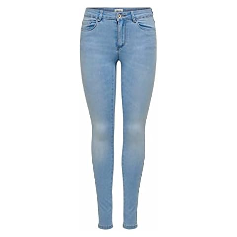 ONLY Damen ONLROYAL Life REG SK BB BJ13333 Jeans, Light Blue Denim Cover