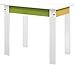 Produktbild Bieco 79199203 - Kinder Tisch weiß/gelb/grün, ca. 40 x 55 x 47 cm