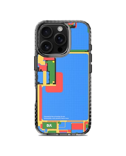 Image of DailyObjects Case for iPhone 16 Pro Compatible with Mag-Safe Wireless Charging, Stride 2.0 Ai-Phone Slim Shockproof Back Cover with Inner Magnetic Ring