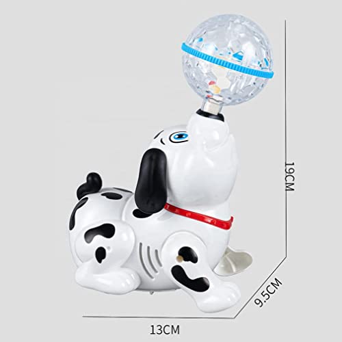 Image of LED Flashing Light and Music Toys for Kids 1+ to 5+ Year | Babies Real Actions Best Birthday Christmas Gift Indoor Fun Activities (Dog)