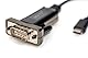 DIGITUS USB auf Seriell Adapter - RS232 Konverter - USB 2.0 Typ-C zu DSUB 9M - FTDI FT232RL Chipsatz - 1 m Anschlusskabel
