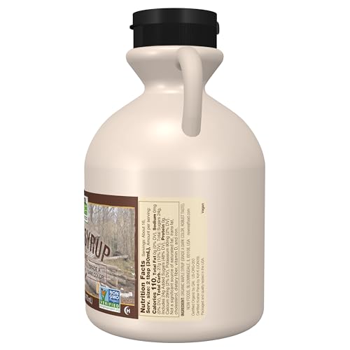 NOW Foods Organic Maple Syrup Grade A, Dark Color,16oz