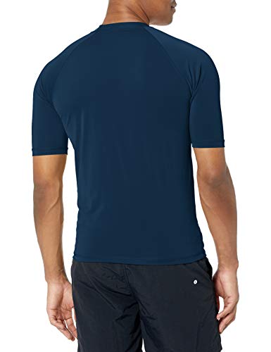 Image of Kanu Surf Men's Fiji UPF 50+ Short Sleeve Sun Protective Rashguard Swim Shirt