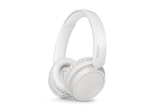 Philips TAH5219WT/00 Lightweight on Ear Wireless Bluetooth Headphones with Passive Noise Isolation...