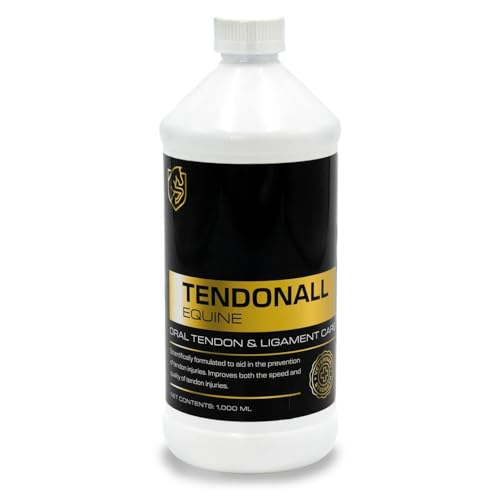 Tendonall Equine Tendon Care Formula, Horse Supplement, 32 Oz Bottle, 3 Month Supply